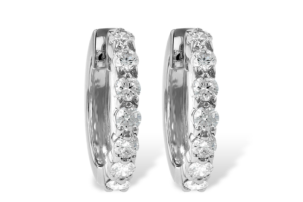 A185-94114: EARRINGS 1.00 CT TW