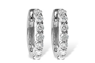 A185-94114: EARRINGS 1.00 CT TW