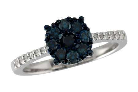 A186-90532: LDS DIA RG .45 BLUE DIA .58 TW