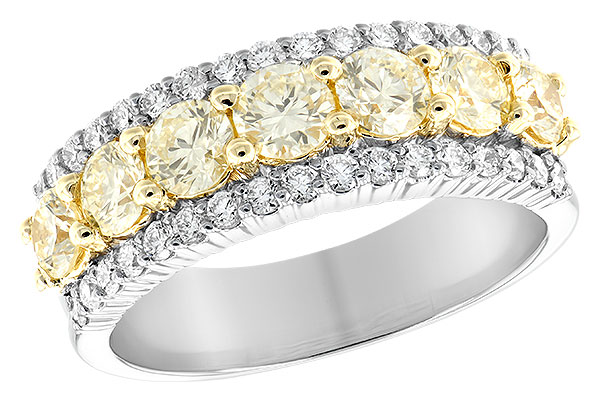 A188-66896: LDS DIA WED RG 1.20 YELLOW DIA 1.64 TW