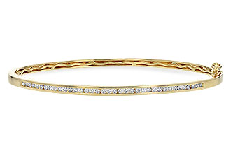 A189-59587: BANGLE BRACELET .50 TW