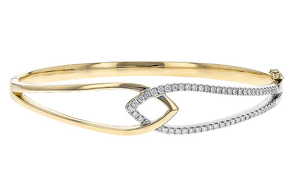 A189-62350: BANGLE BRACELET .50 TW