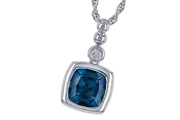 A190-48650: NECK 1.50 LONDON BLUE TOPAZ 1.54 TGW