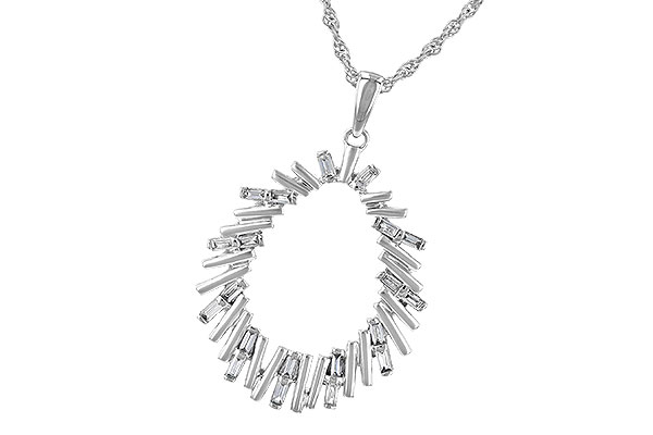 A190-50469: NECK .24 TW BAGUETTE DIAS