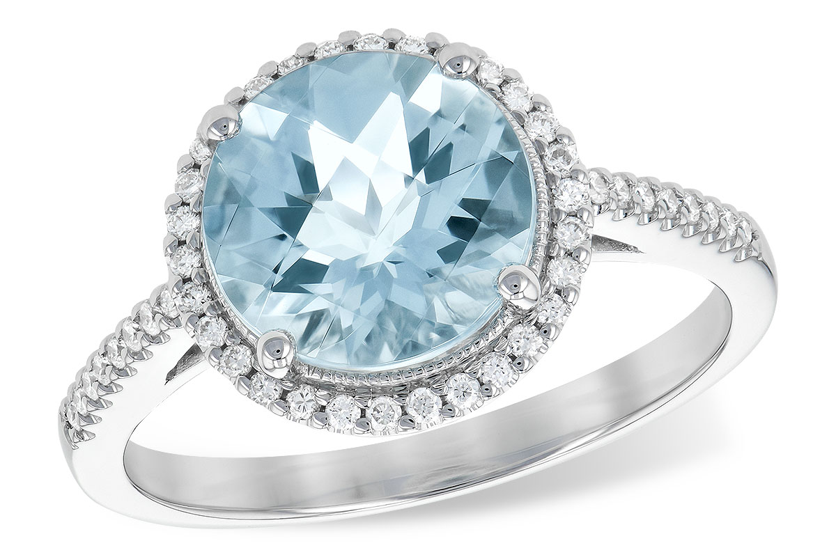 A190-51396: LDS RG 2.08 AQUAMARINE 2.27 TGW
