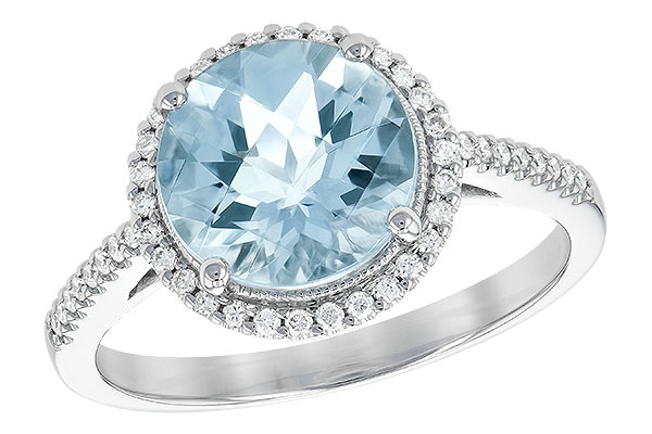 A190-51396: LDS RG 2.08 AQUAMARINE 2.27 TGW