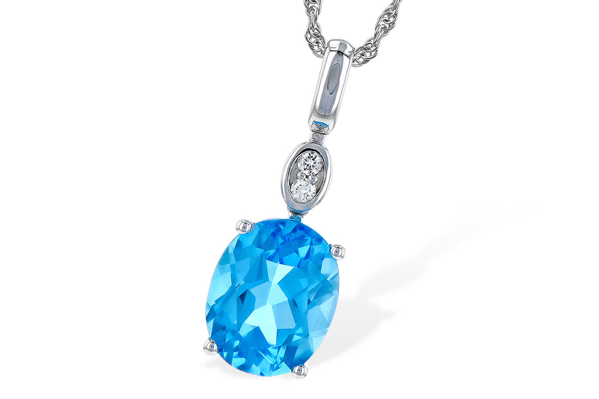 A190-53269: NECK 2.84 BLUE TOPAZ 2.87 TGW (10x8MM BT)