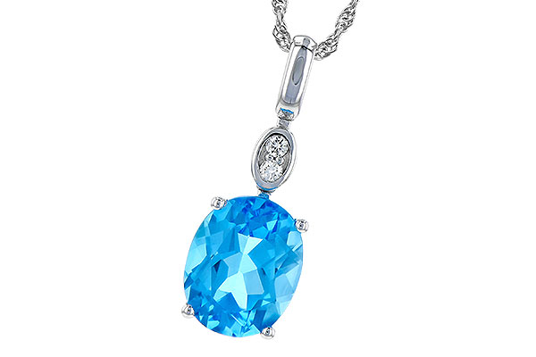 A190-53269: NECK 2.84 BLUE TOPAZ 2.87 TGW (10x8MM BT)