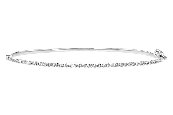 A190-54169: BANGLE BRACELET .50 TW