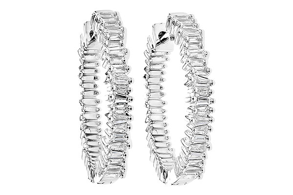 A273-24141: EARR .35 CTS TW BAGUETTE DIAS