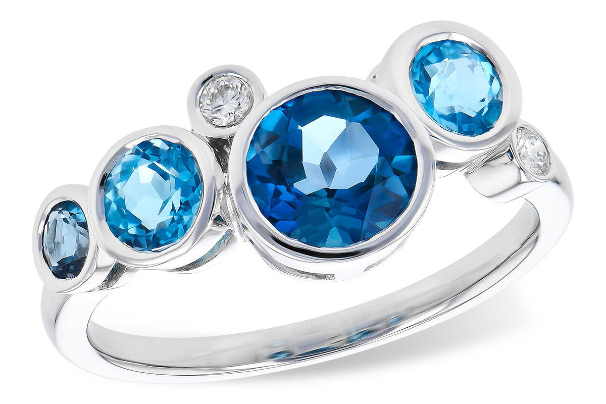 A273-25069: LDS RG 1.40 TW BLUE TOPAZ 1.45 TGW