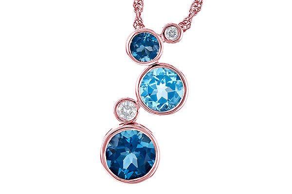 A273-25078: NECK 2.30 BLUE TOPAZ 2.40 TGW