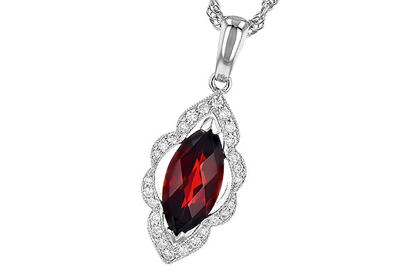 A273-25923: NECK 1.25 GARNET 1.36 TGW