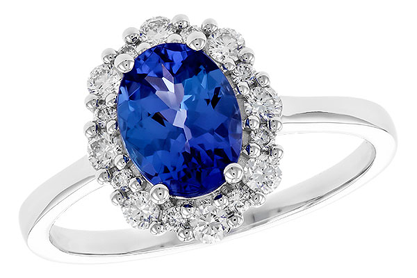 A274-14169: LDS RG 1.02 TANZANITE 1.30 TGW (8x6 OVAL)