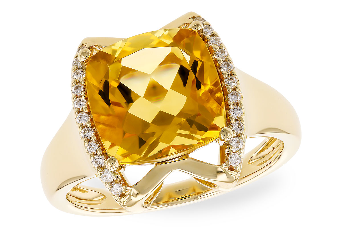 A274-14178: LDS RG 3.74 CITRINE 3.85 TGW (10MM CIT)