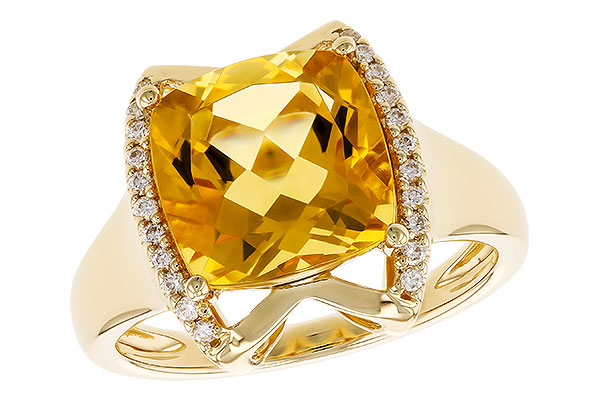 A274-14178: LDS RG 3.74 CITRINE 3.85 TGW (10MM CIT)