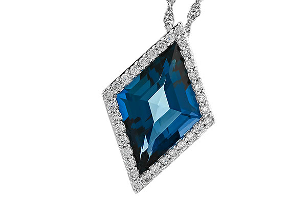 A274-15978: NECK 3.04 LONDON BLUE TOPAZ 3.20 TGW
