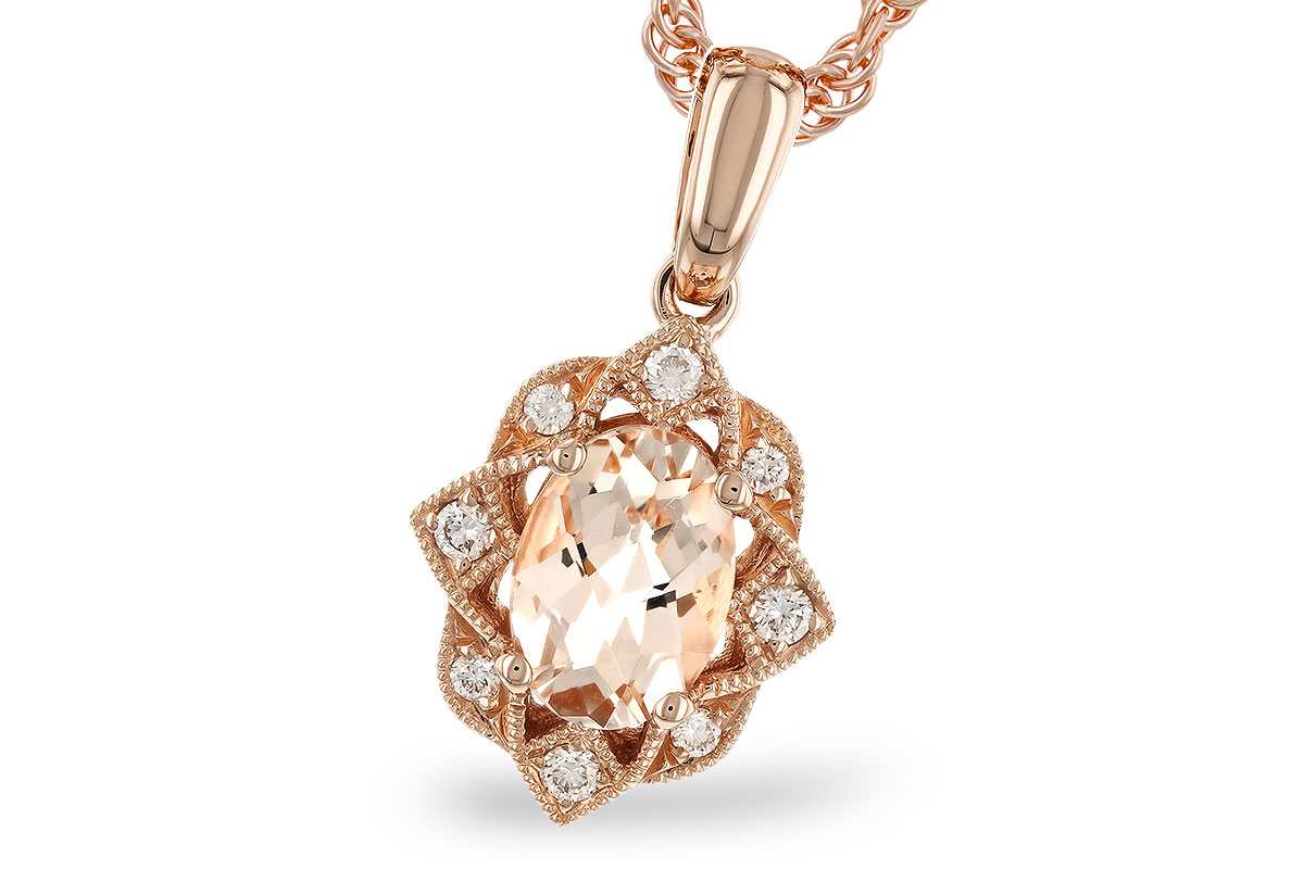 A274-15996: NECK .62 MORGANITE .70 TGW (7x5MM MORG)