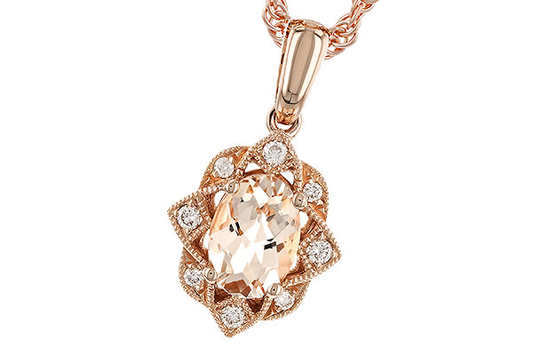 A274-15996: NECK .62 MORGANITE .70 TGW (7x5MM MORG)