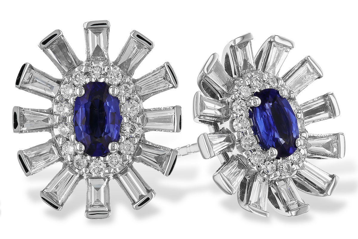 A274-16850: EARR .60 TW SAPPHIRE 1.32 TGW (5x3MM SAPP)