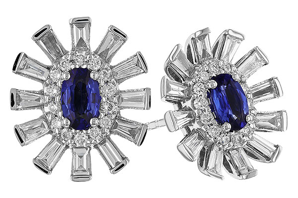 A274-16850: EARR .60 TW SAPPHIRE 1.32 TGW (5x3MM SAPP)