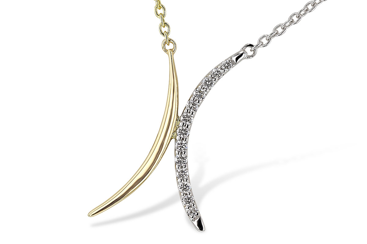 A275-00487: NECKLACE .14 TW (18")