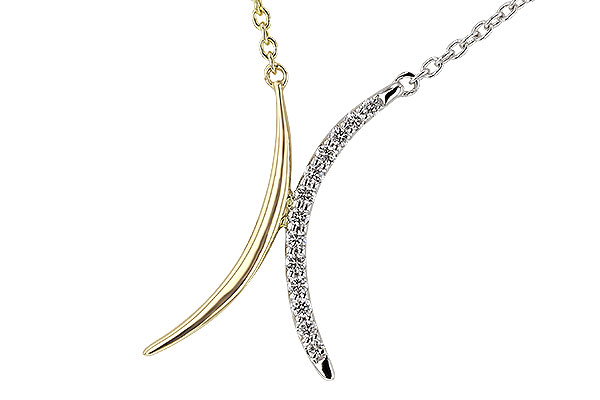 A275-00487: NECKLACE .14 TW (18")