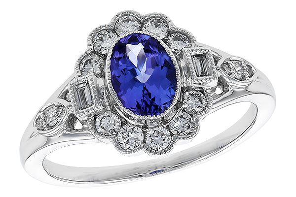 A275-01423: LDS RG .80 TANZANITE 1.20 TGW (7x5MM OV)