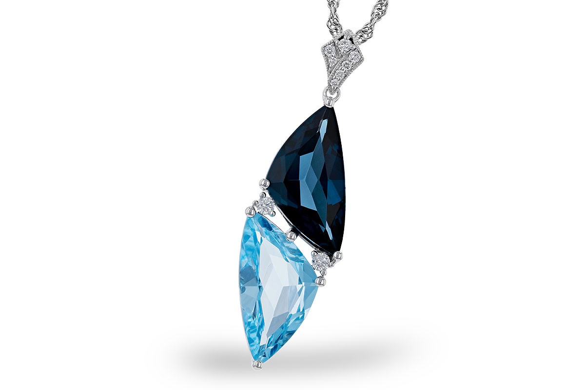 A275-02323: NECK 6.87 BLUE TOPAZ 6.97 TGW