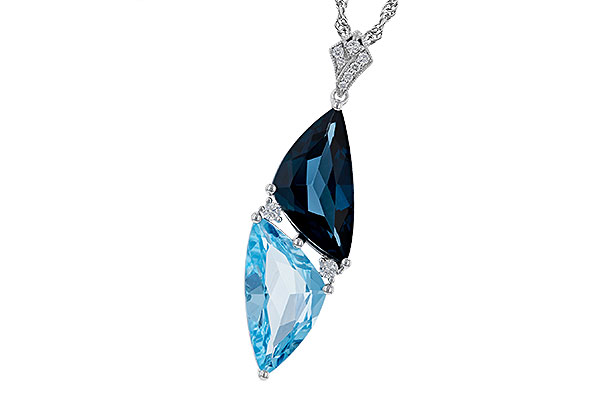 A275-02323: NECK 6.87 BLUE TOPAZ 6.97 TGW