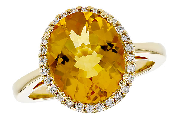 A275-03241: LDS RG 3.85 CITRINE 4.05 TGW (12x10MM OV)