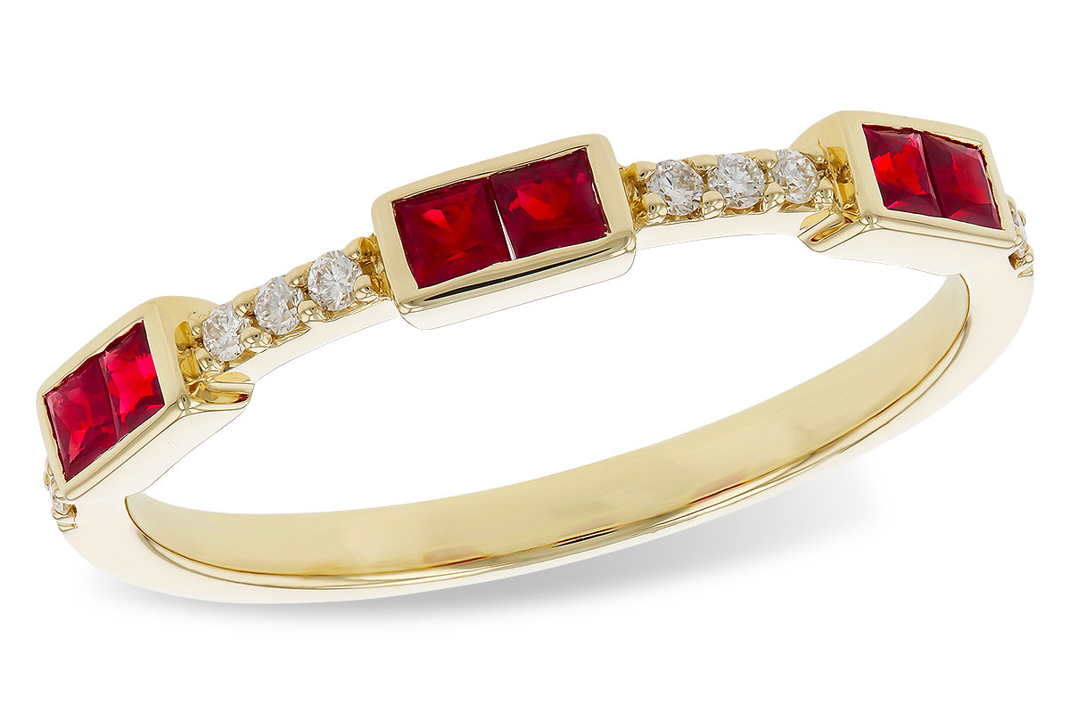 A275-05005: LDS WED RG .34 RUBY .41 TGW