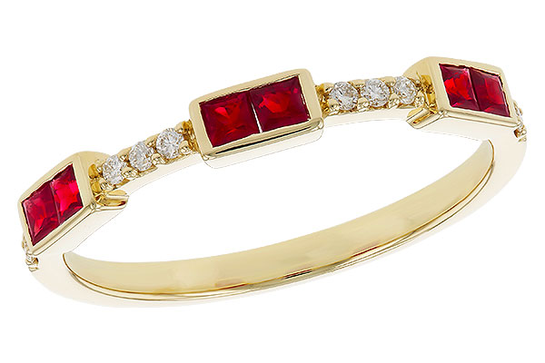 A275-05005: LDS WED RG .34 RUBY .41 TGW