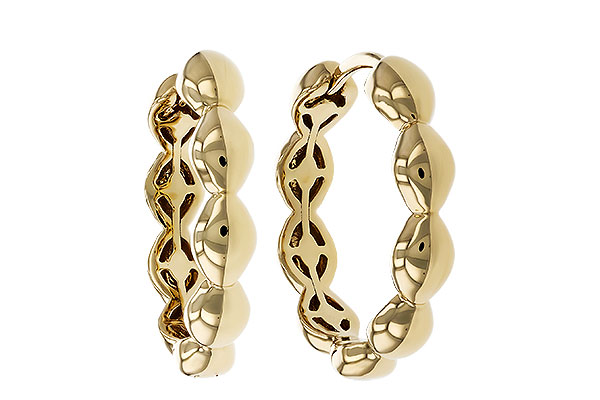 A275-05996: GOLD EARRINGS (18MM)