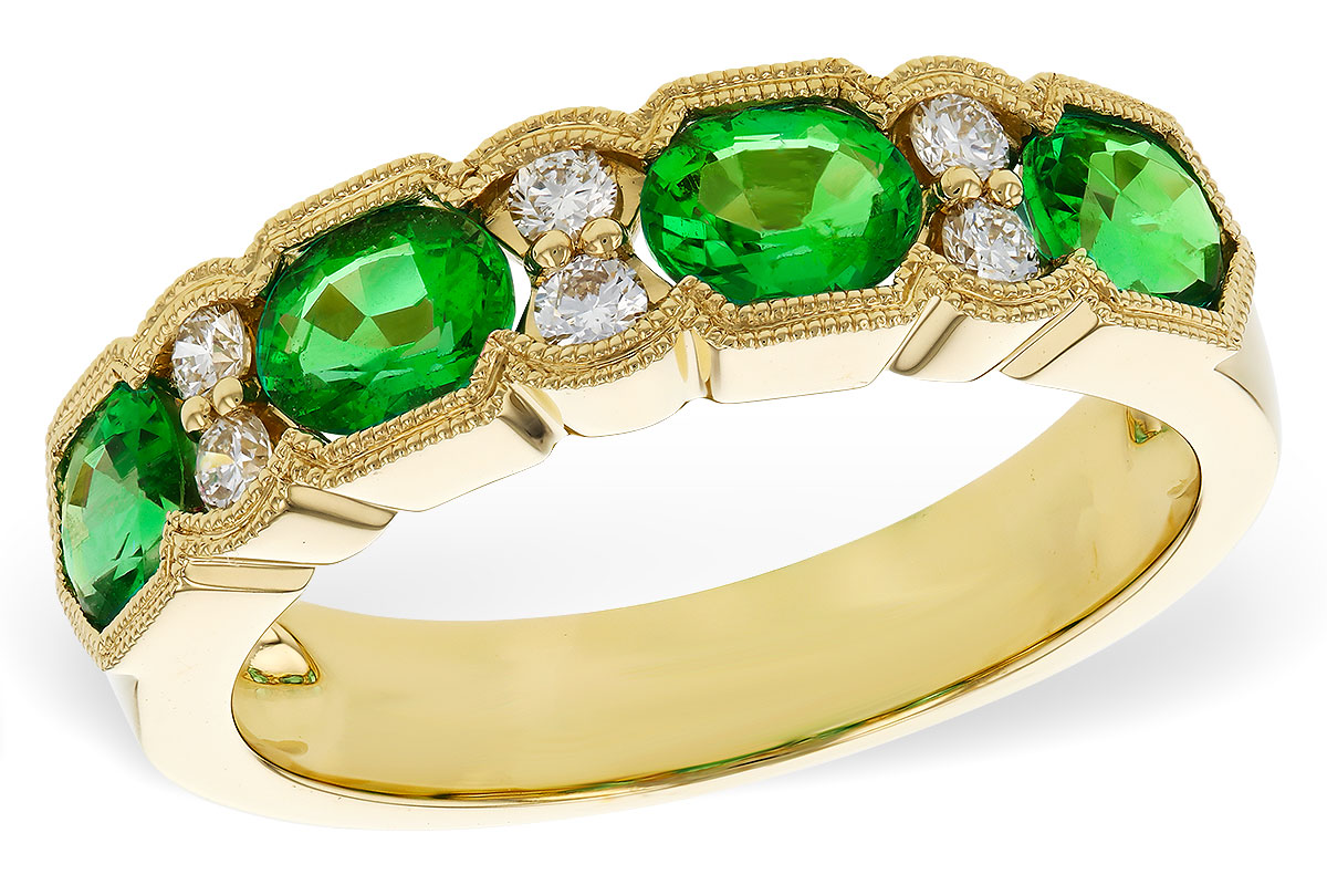 A275-07796: LDS WED RG 1.20 EMERALD 1.38 TGW (5x4MM EMER)