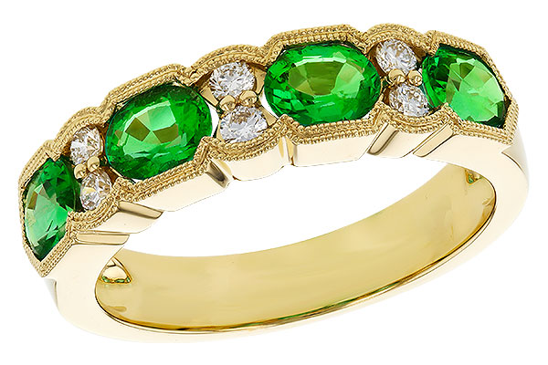 A275-07796: LDS WED RG 1.20 EMERALD 1.38 TGW (5x4MM EMER)