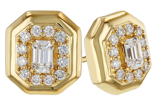 A275-08723: EARRINGS .30 TW E.C. .56 TW