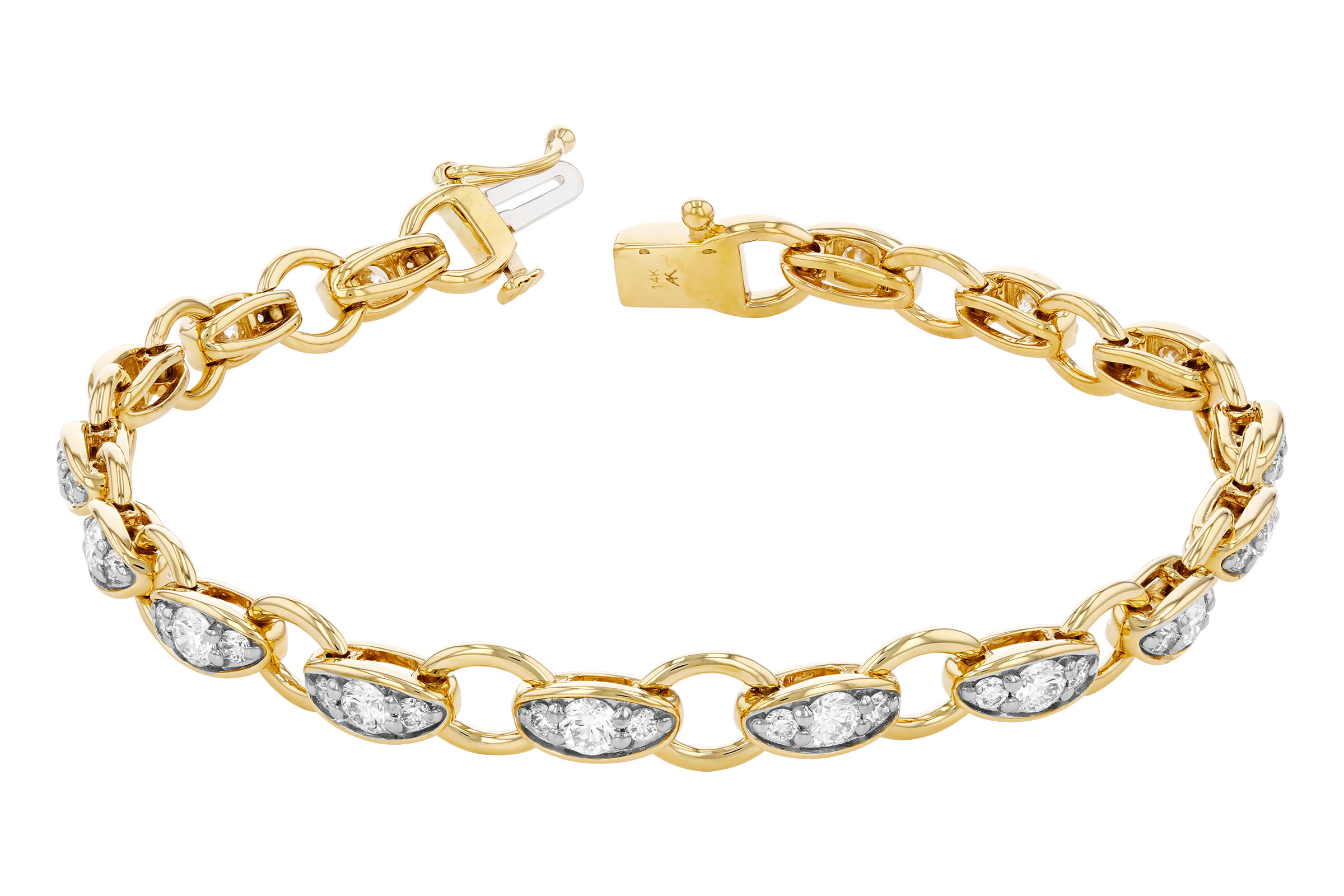 A275-92350: BRACELET 2.20 TW (7")