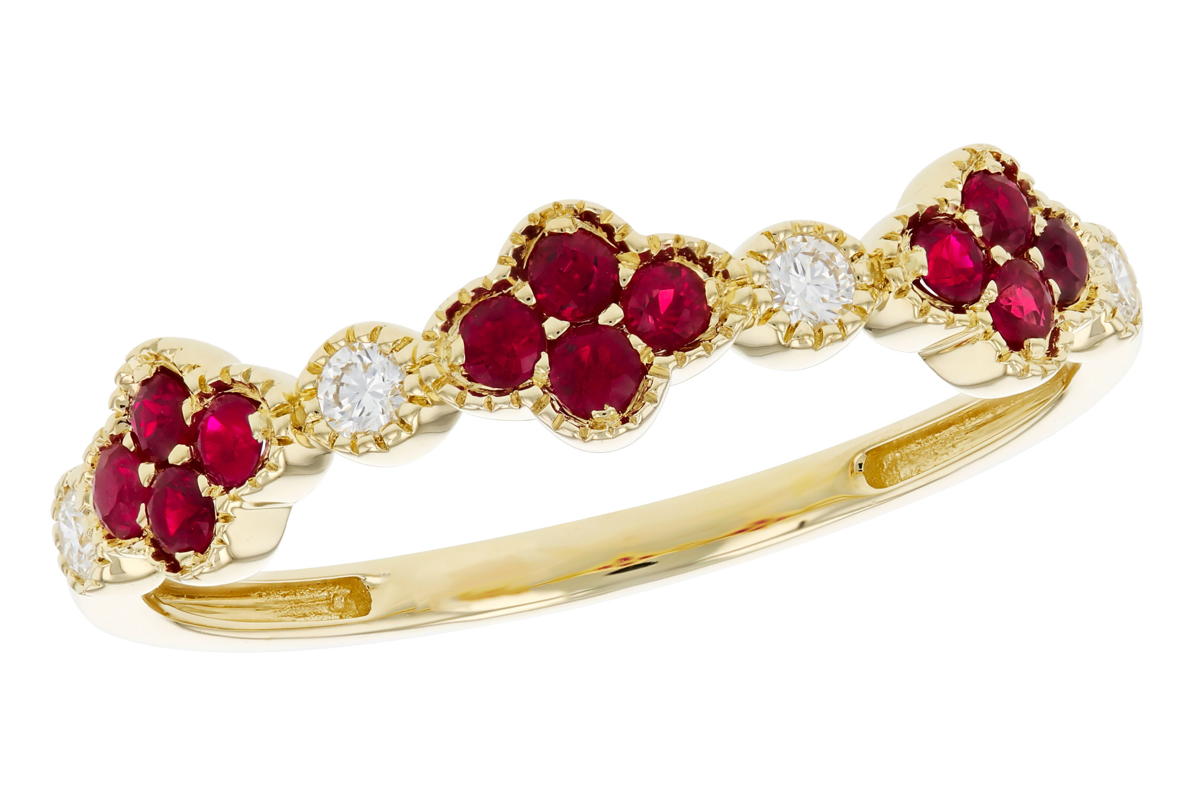 A275-94114: LDS WED RG .22 TW RUBY .30 TGW