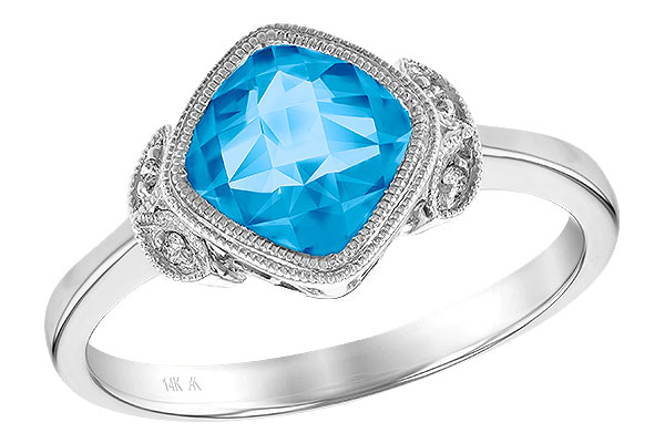 B186-88678: LDS RG 1.63 BLUE TOPAZ 1.65 TGW