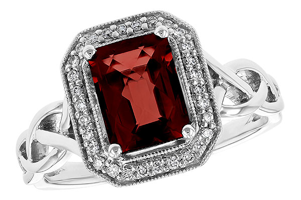 B187-75932: LDS RG 1.89 GARNET 2.00 TGW