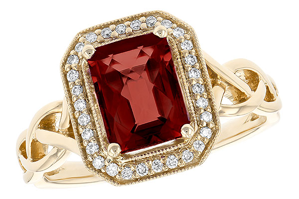 B187-75932: LDS RG 1.89 GARNET 2.00 TGW