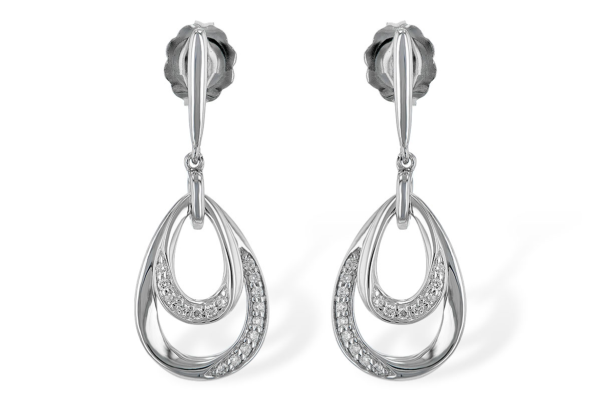 B189-60505: EARRINGS .12 TW