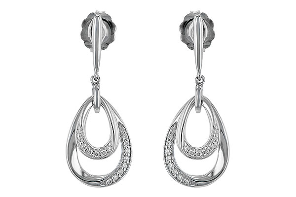 B189-60505: EARRINGS .12 TW