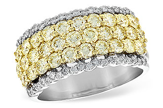 B189-63241: LDS DIA RG 1.90 YELLOW DIAS 2.18 TW