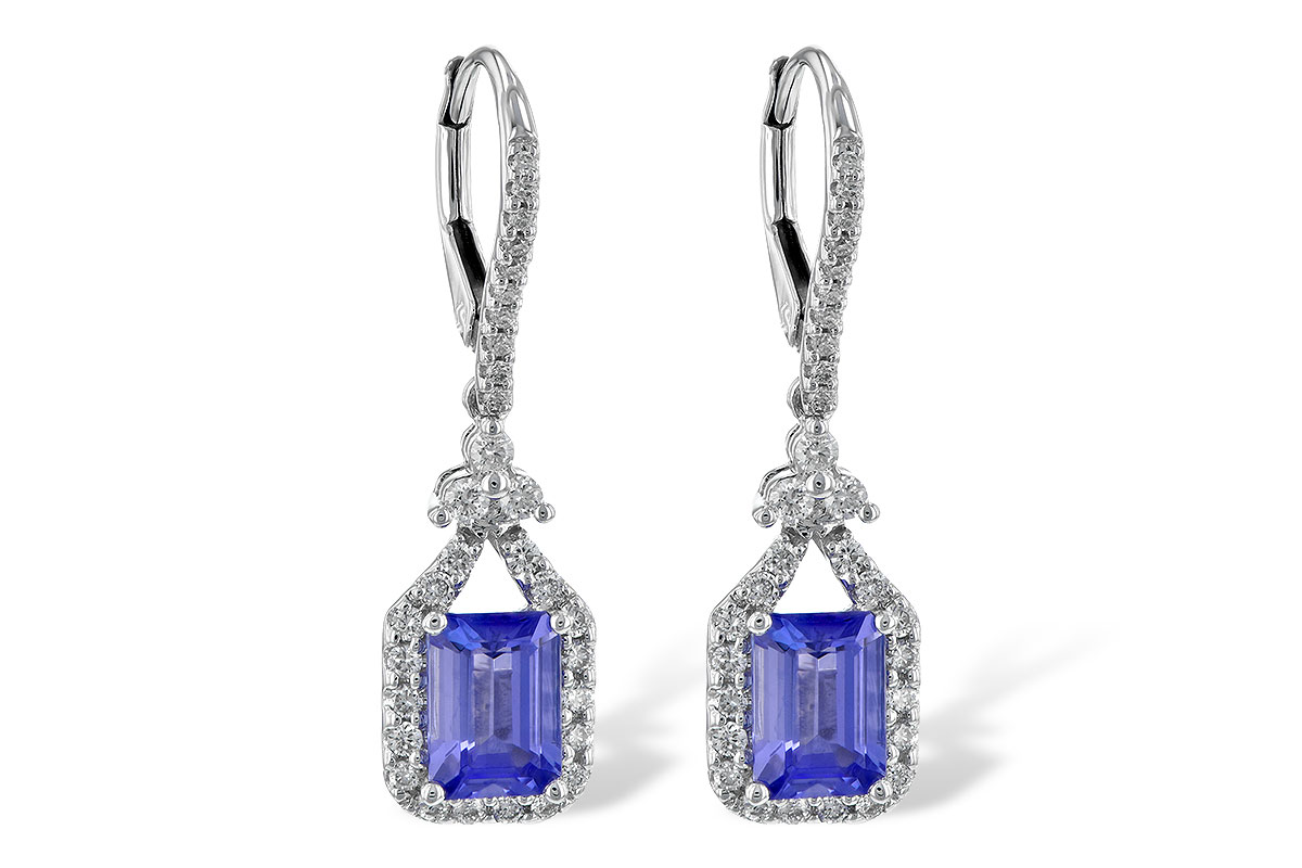 B190-45959: EARR 1.60 TW TANZANITE 2.08 TGW