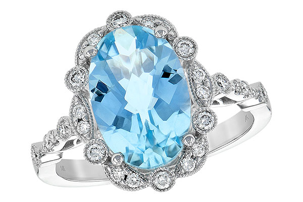 B190-46832: LDS RG 2.77 AQUA 3.03 TGW (12x8MM AQ)
