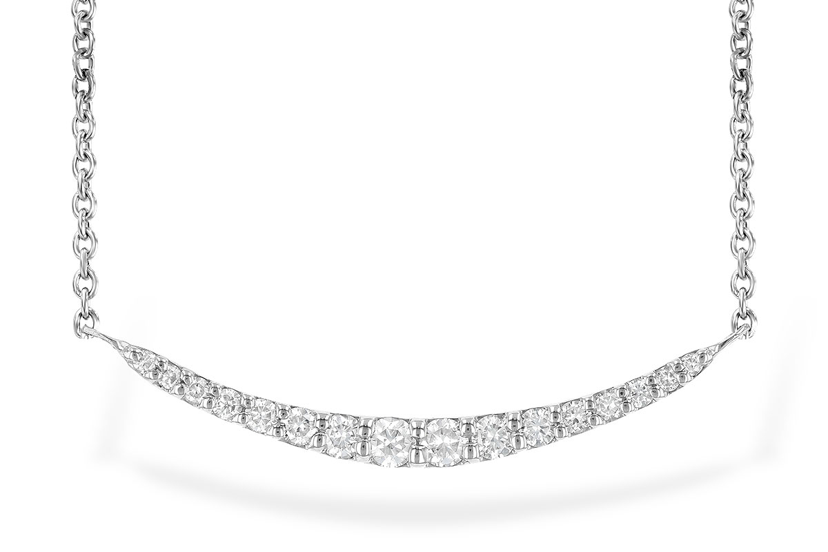 B190-50541: NECKLACE .20 TW (16 STONES)