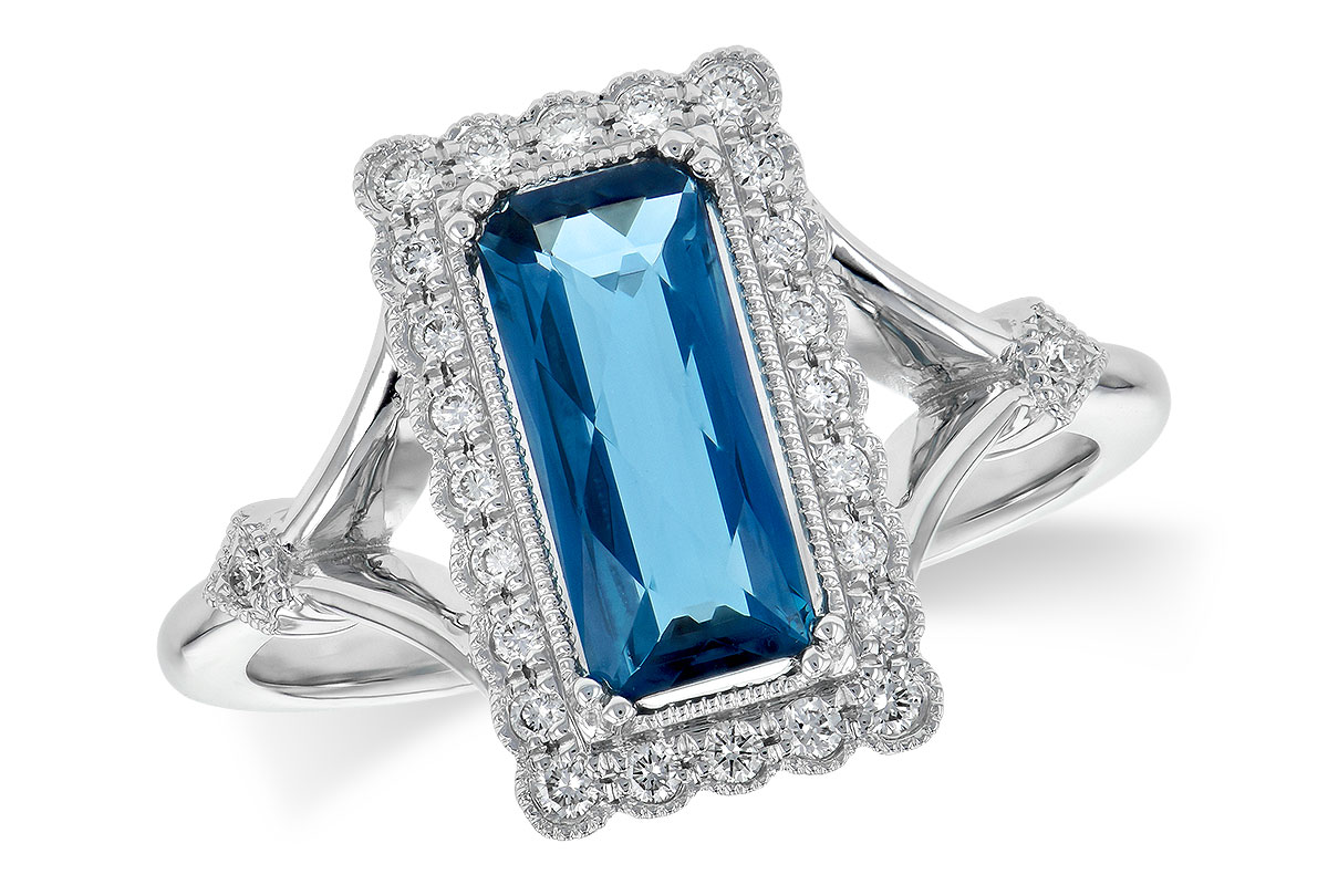 B190-51441: LDS RG 1.58 LONDON BLUE TOPAZ 1.75 TGW