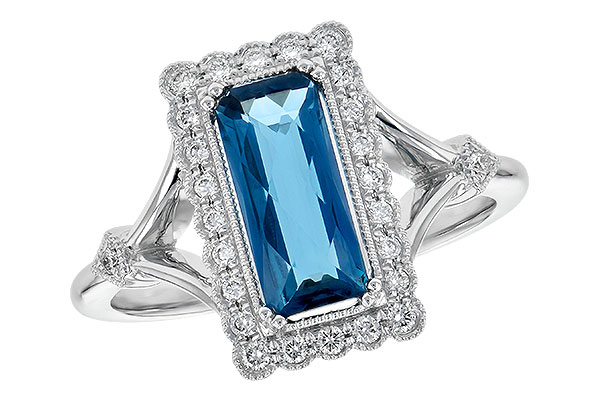 B190-51441: LDS RG 1.58 LONDON BLUE TOPAZ 1.75 TGW